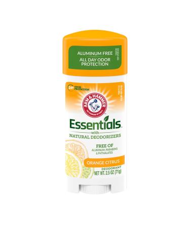Arm & Hammer Essentials deodorant crisp orange citrus 2.5 ounce 6 Count - Buy Online on GoSupps.com
