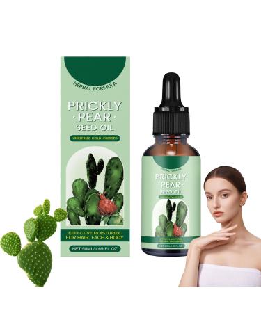 Organic Prickly Pear Seed Oil,New Organic Prickly Pear Seed Oil,100% Natural Cold Pressed+ Pipette,Organic Prickly Pear Oil Face Anti-Aging and Anti Dark Circles Organic (1)