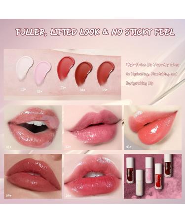 Viola House Lip Plumper | 100% Natural Gloss for Extreme Volume Lips | 5 Colors Available | Spicy Mauve (5ml) - Buy Online on GoSupps.com