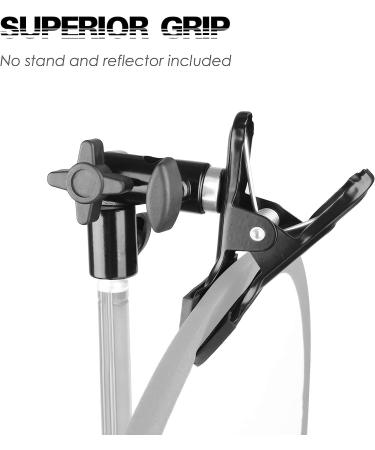 EMART Photography Reflector Holder for Light Stand - Heavy Duty Metal Clamp with Umbrella Hole | 1 PACK - Buy Online on GoSupps.com
