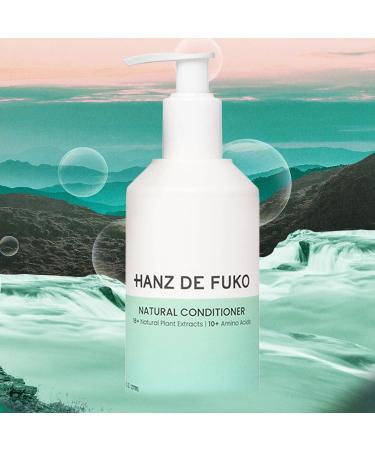 Hanz de Fuko Premium Natural Conditioner 8 oz - Sulfate & Paraben Free | Fights Dandruff & Scalp Irritation | 16+ Plant Extracts - Buy Online on GoSupps.com