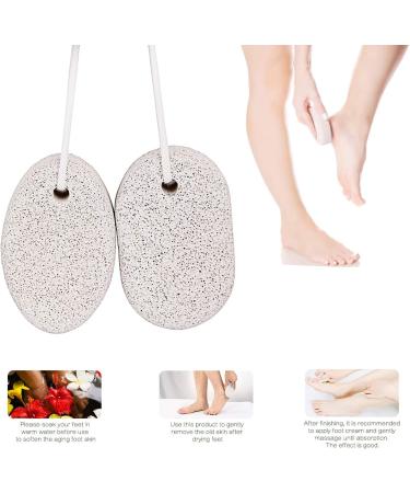 Pumice Stone for Feet Callus (2 PCS) - Pinowu Foot Scrub Exfoliation | Remove Dead Skin Naturally - Buy Online on GoSupps.com