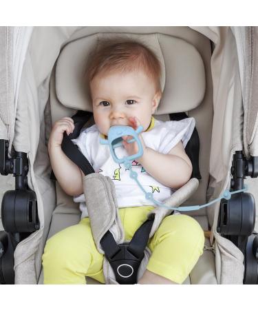ClDy Baby Toy Pacifier Chain & Silicone Cup Catcher | BPA-Free Halter Straps for Strollers & Cars | 2 Pack Bowl Set (Blue & Green) - Safe & Versatile Baby Accessories - Buy Online on GoSupps.com