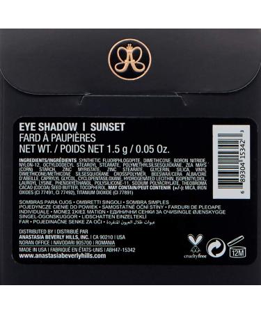 Anastasia Beverly Hills Eyeshadow Single in Sunset - High-Quality, Vibrant Shade - Buy Online on GoSupps.com