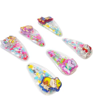 Luv Her Toys For Girls 6pc Cute Hair Clips For Girls with favorite character charms Toys Magical Confetti Hair Clips for Kids Toddler Hair Accessories for Girls Ages 3+ - Buy Online on GoSupps.com