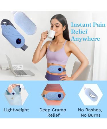 SPANCARE PHARMACEUTICALS Cordless Electric Heating Pad| 9 Modes| Menstrual Cramp Relief|Type C| Crampfree Periods | Portable | Gift for Women| Strap Upto 40 Inch - Buy Online on GoSupps.com