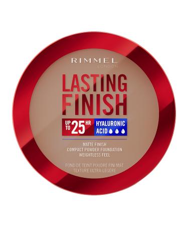 Rimmel London Long Lasting Finish 11 Caramel Compact Foundation Finish Soft Focus Matte Finish Full Coverage SPF20 Vegan Formula 7g