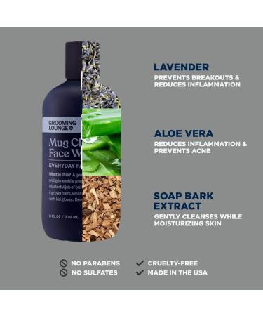 Grooming Lounge Mug Trio Skincare Value Kit - Daily Face Wash Scrub & Moisturizer Set for Radiant Skin | International Shipping Available - Buy Online on GoSupps.com