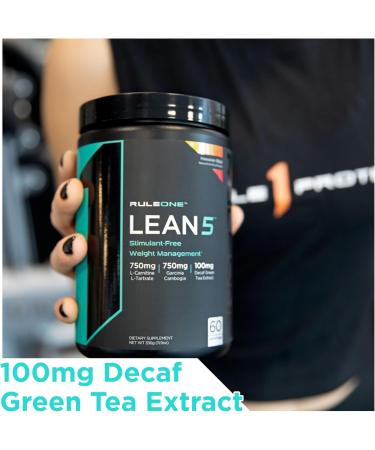 Buy Rule 1 R1 Lean5 Blue Razz Lemonade - Stimulant-Free Weight Loss Formula with CLA & Garcinia Cambogia - 60 Servings - International Shipping Available - Buy Online on GoSupps.com