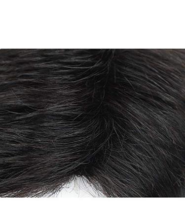 Blue Human Hair Toupee for Men | Ultra Thin Skin V-Looped Hairpiece 16x18cm - Stylish & Lightweight - Buy Online on GoSupps.com