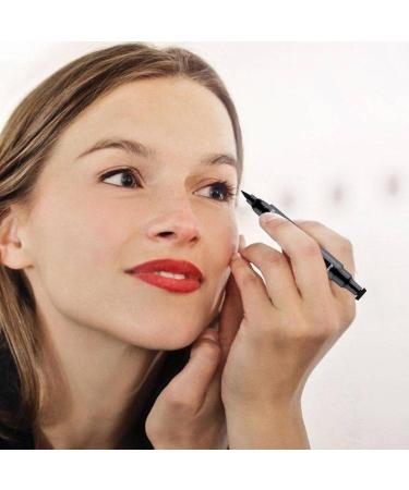 Pencil Eyeliner | Eyebrow - Double Tip Eyebrow Stencil Stamp Long-Lasting Waterproof for Sensitive Eyes and Defined Eyebrows Big - Buy Online on GoSupps.com