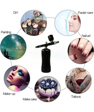 Airbrush with Compressor Kit Customized High Psi Pressure Capacity Power Cordless Air Brush Pump (Size : Part B Black) - Buy Online on GoSupps.com
