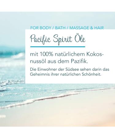 Buy Pacific Spirit Frangipani Coconut Oil 150ml | Moisturizing Oil for Skin Hair & Massage | Feminine Fragrance for Bath & Body - Buy Online on GoSupps.com