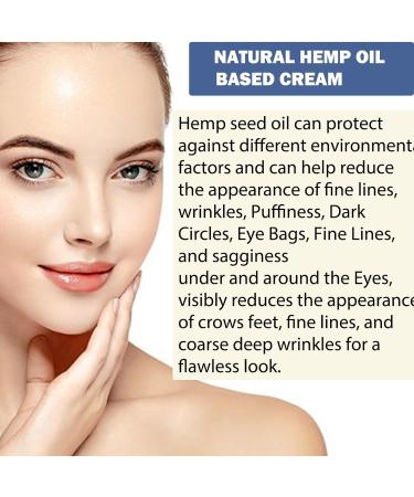 Hemp Cream | Face Cream | Anti-Aging | Anti-Wrinkle & Fine Lines Hyaluronic Acid Vitamin E Relives Tension Stress | Firming Face & Neck Moisturizer. (50ML) - Buy Online on GoSupps.com