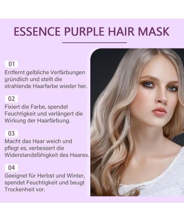  Clawrex Purple Hair Mask 100g for Blonde and Blonde Hair Moisturizing Hair Damage Repair Long Lasting Color Hold - Buy Online on GoSupps.com