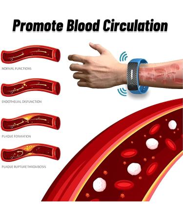 Matteo Ultrasonic Body Shape Wristband - 2022 Magnetic Bracelet for Men and Women (Blue) - Buy Online on GoSupps.com