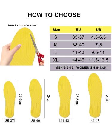 2 Pair Memory Foam Shoe Insoles for Women - Shock Absorbing Foot Pain Relief Comfortable & Breathable XL Size (11-12.5) - Ideal for Everyday Use - Buy Online on GoSupps.com