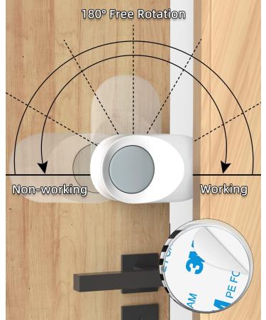 Aosite Door Pinch Guard - 2 Pack Rotating Child Safety Finger Guards - Buy Online on GoSupps.com