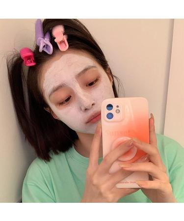 Hair Root Fluffy Clip 4 Pcs Non-Slip Cold Wave Curling Iron for Home Showers Salon DIY Styling Tools (Pink) - Buy Online on GoSupps.com