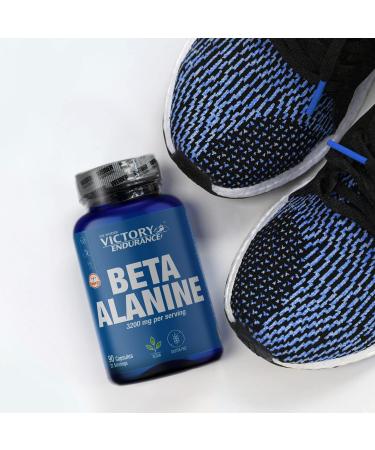 Victory Endurance Beta Alanine (90 Capsules) Helps increase physical resistance and delay the onset of fatigue - Buy Online on GoSupps.com