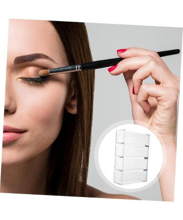 FOMIYES 2 Pcs Eye Shadow Storage Box Acrylic Drawers Vanity Drawer Organizer Eyeshadow Organizer Earth Tones - Buy Online on GoSupps.com