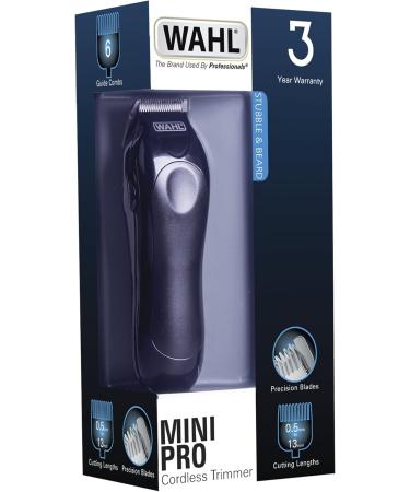Wahl Mini Pro Cordless Trimmer Men s Beard Trimmer Mini Hair Trimmers for Men Stubble Trimming Battery Powered Lightweight Male Grooming Set Facial Hair Care Kit Single - Buy Online on GoSupps.com
