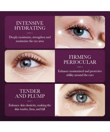 Redcool Eye Cream for Dark Circles and Puffiness - Anti Aging Eye Cream for Wrinkles and Fine Lines Hydrating Under Eye Cream with Snail Secretion Filtrate & Hydrolyzed Collagen 0.7oz - Buy Online on GoSupps.com