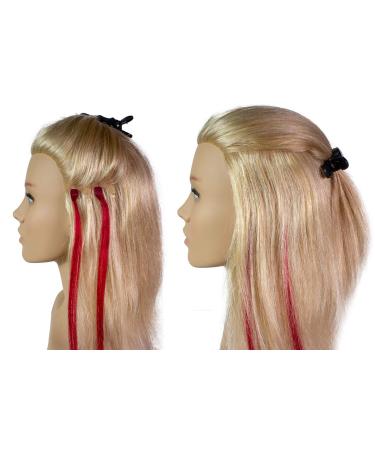 Hair2Heart Premium Mini Tape Extensions - 36 Real Hair Tapes 60cm 8/03 Light Blonde Natural Gold & #8 Light Brown - Buy Online on GoSupps.com