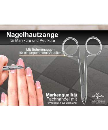Premium Stainless Steel Cuticle Nippers with Scissor Eyes - 0.5 cm Cutting Length for Precision Care | International Shipping Available - Buy Online on GoSupps.com