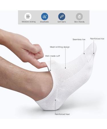 Buy Closemate 6 Pair Invisible Short Socks for Men & Women - Breathable Cotton No Show Sneaker Socks in Black White & Gray (Size 38-43) - Perfect for Everyday Wear - Buy Online on GoSupps.com