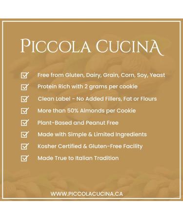 Piccola Cucina Regali Limonetti Italian Almond Macaroon Amaretti Cookies - Lemon Lavender - 1 KG BULK - Gluten Free Dairy Free - Buy Online on GoSupps.com