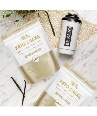 Beketo Diet Keto Shake Frans Vanille 500 g - Buy Online on GoSupps.com
