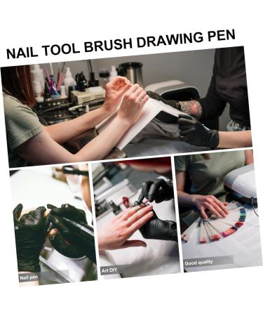 DOITOOL 1pc Nail Art Brush Nail Art Silicone Pens Silicone Tool Nails Kit Gel Nail Brush Creative Manicure Pen Gel Nail Kits Gel Nail Polish Kits Painting Pen Three-dimensional Metal - Buy Online on GoSupps.com