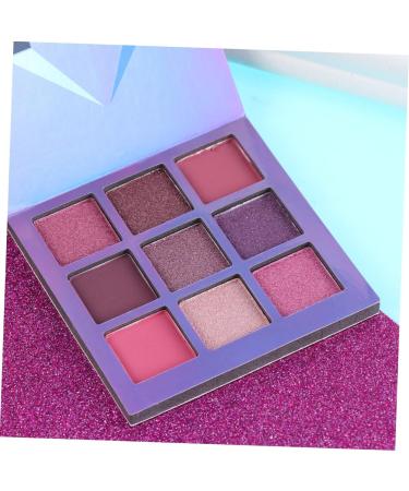 Healvian 3pcs 9 Women Eye Shadow Eyeshadow Makeup Palette Metallic Eye Shadow Palettes Purple - Buy Online on GoSupps.com