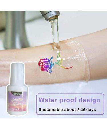 Wumawu Temporary Tattoo Glue 8ml - Water Soluble Body Painting for Halloween, Carnival, Birthday Party - 3 Pcs - Buy Online on GoSupps.com