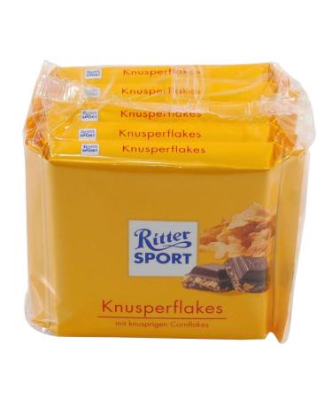 Ritter Sport Alfred Ritter Ritter Sport Pack of 5 chocolate corn flakes 100g
