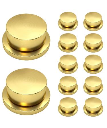 ANCIRS 20 Pack 3D Nail Art Rotary Bearing for Nail Art Designs Gold Spinning Nail Charm Rotating Kit for DIY Crafting Jewelry Accessories(4x5x2.5mm)