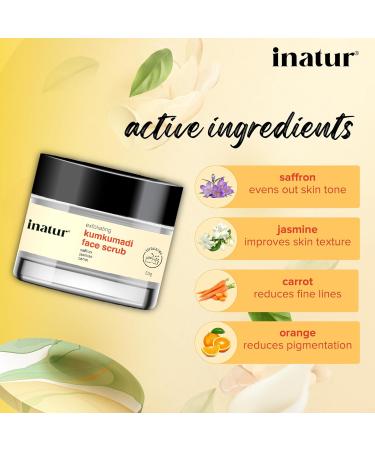 Kumkumadi Face Scrub 50g - Revitalize & Brighten Skin | International Shipping Available - Buy Online on GoSupps.com