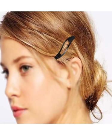 48-Piece Black Metal Snap Hair Clips | Stylish Hair Accessories for Women & Girls - Buy Online on GoSupps.com