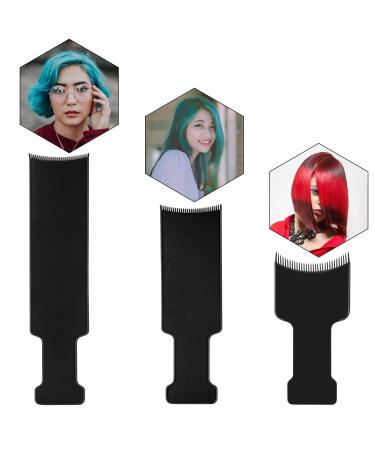 4-Piece Balayage Highlighting Board Set with Hair Dye Paddle Brush - Black - Buy Online on GoSupps.com