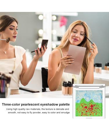 Makeup Shimmer Eyeshadow - Waterproof Eye Shadow Makeup - Multi-Color Eye Shadow Landscape Eyeshadow Long-Lasting Shimmer Eye Shadows for Women Girls Huyath #02 - Buy Online on GoSupps.com