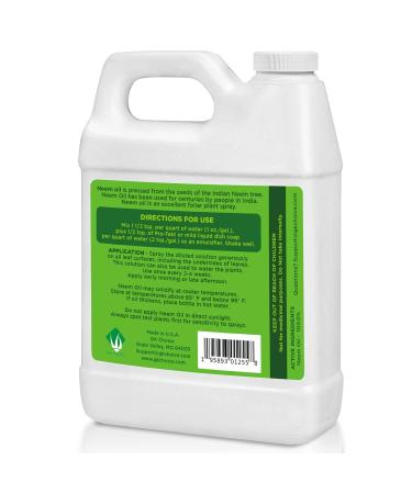 16oz 100% Pure Cold Pressed Neem Oil Spray Concentrate for Plants - Indoor/Outdoor Horticultural Use on Flowers  Vegetables  Fruit Trees - Non-Toxic Formula - Buy Online on GoSupps.com