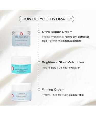 First Aid Beauty Brighten + Glow Moisturizer - Light Gel Cream with Vitamin C for Instant Radiance | 1.7 oz International Shipping Available - Buy Online on GoSupps.com