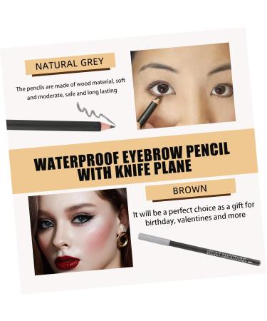 BELLIFFY 12pcs Black Eyeliner 1 Highlighter Eye Liner Pen Eye Grooming Pens Beauty Supply Makeup Tool Wood - Buy Online on GoSupps.com