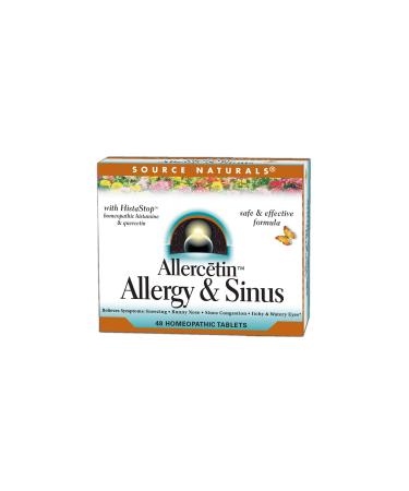 Source Naturals Allercetin Allergy & Sinus 48 Homeopathic Tablets