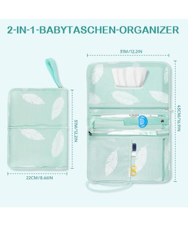 Nesritoy Baby Diaper Bag with Diaper Pad | Spacious & Compact On-the-Go Design (31x22cm) - Perfect for International Travel - Buy Online on GoSupps.com