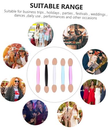 FOMIYES 500 pcs 5 boxes Eyeshadow Shadow Tool Eye Double-ended Sided Makeup Disposable/Brush Cosmetic - Buy Online on GoSupps.com