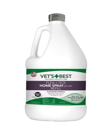 Vet's Best Flea and Tick Home Spray for Cats 96 oz Refill