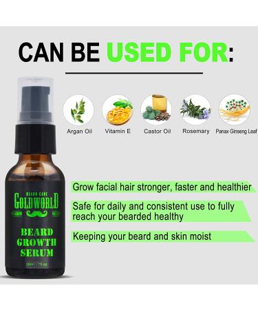 Ultimate Beard Grooming Kit - Growth Serum, Foam, Oil & Accessories | Perfect Gifts for Men - Buy Online on GoSupps.com