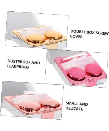 Solustre 8-Piece Quadratic Glasses Case Set | Stylish Protective Holders with Mirror Film Lens & Marble Design for Travel - Buy Online on GoSupps.com